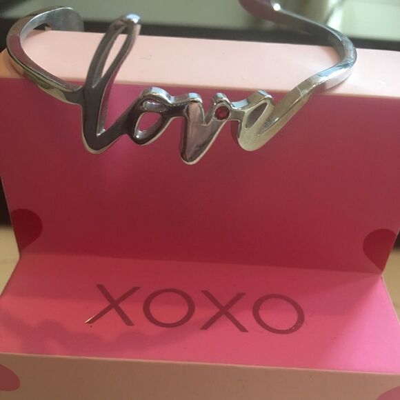 Love Silver Rustic Cuff only - Picture 3 of 6